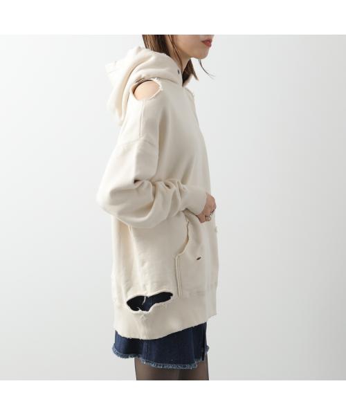 PROVOKE パーカー damage hoodie PV-010057 プルオーバー （gray/グレー） gray/グレー