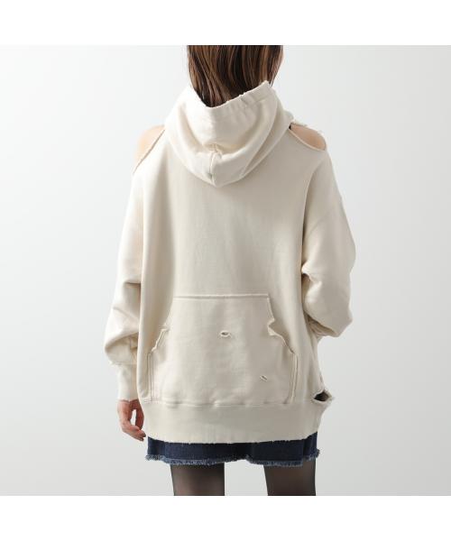 PROVOKE パーカー damage hoodie PV-010057 プルオーバー （gray/グレー） gray/グレー