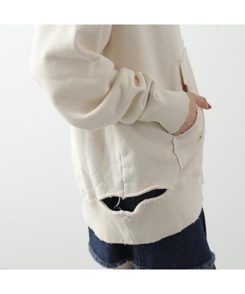 PROVOKE パーカー damage hoodie PV-010057 プルオーバー （gray/グレー） gray/グレー