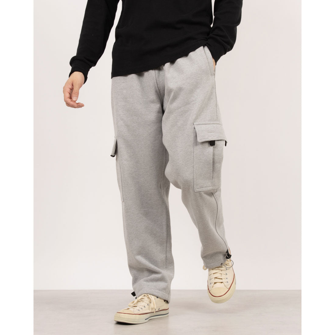 プロファイブ PRO5 PRO5 Heavy Fleece Cargo Pants プロファイブ ヘビーフリースカーゴパンツ （ヘザーグレー） ヘザーグレー