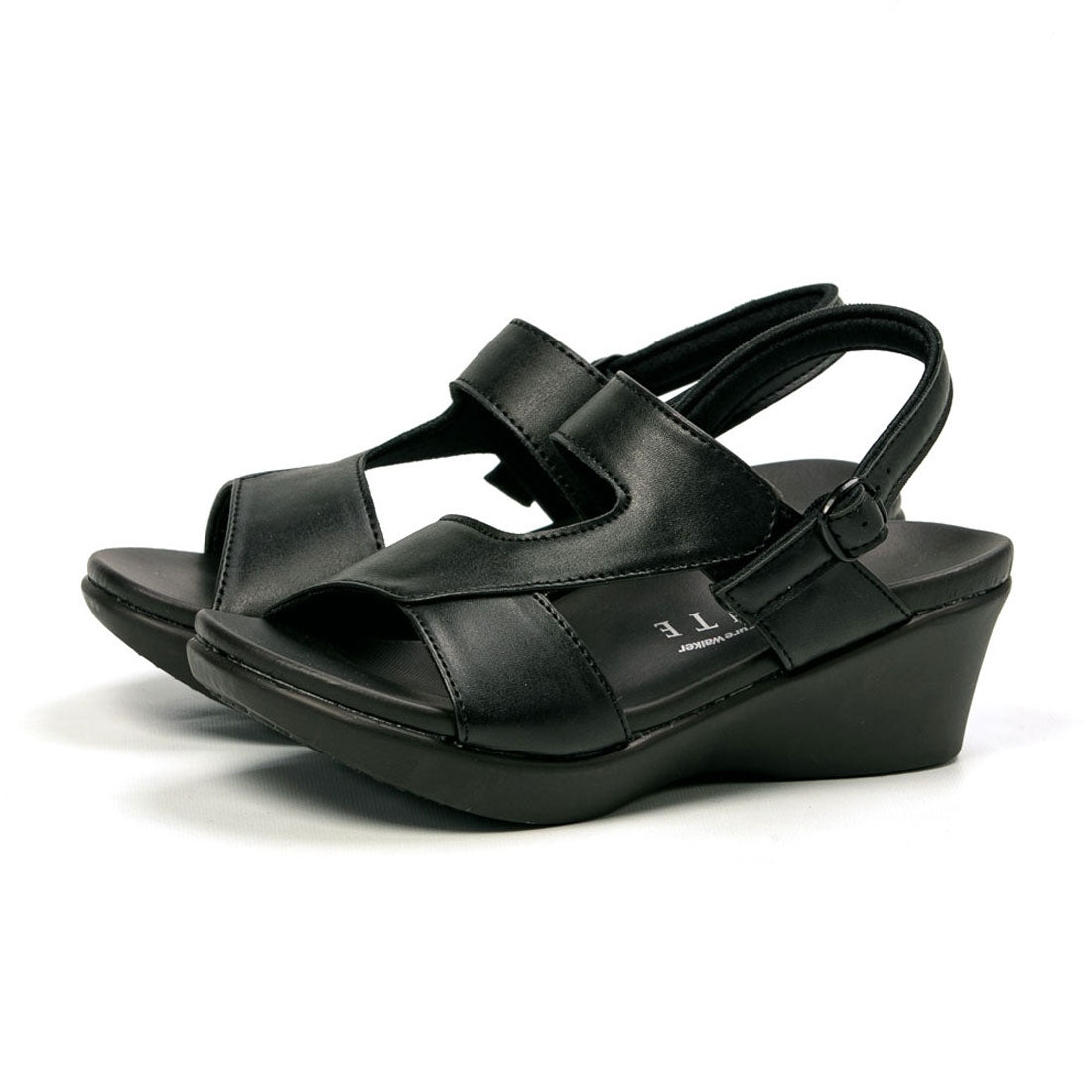 Pure Walker BEAUTE Office Sandals Back Cross 2way Black Air Cushion Pure Walker BEAUTE 5511 5512 (551