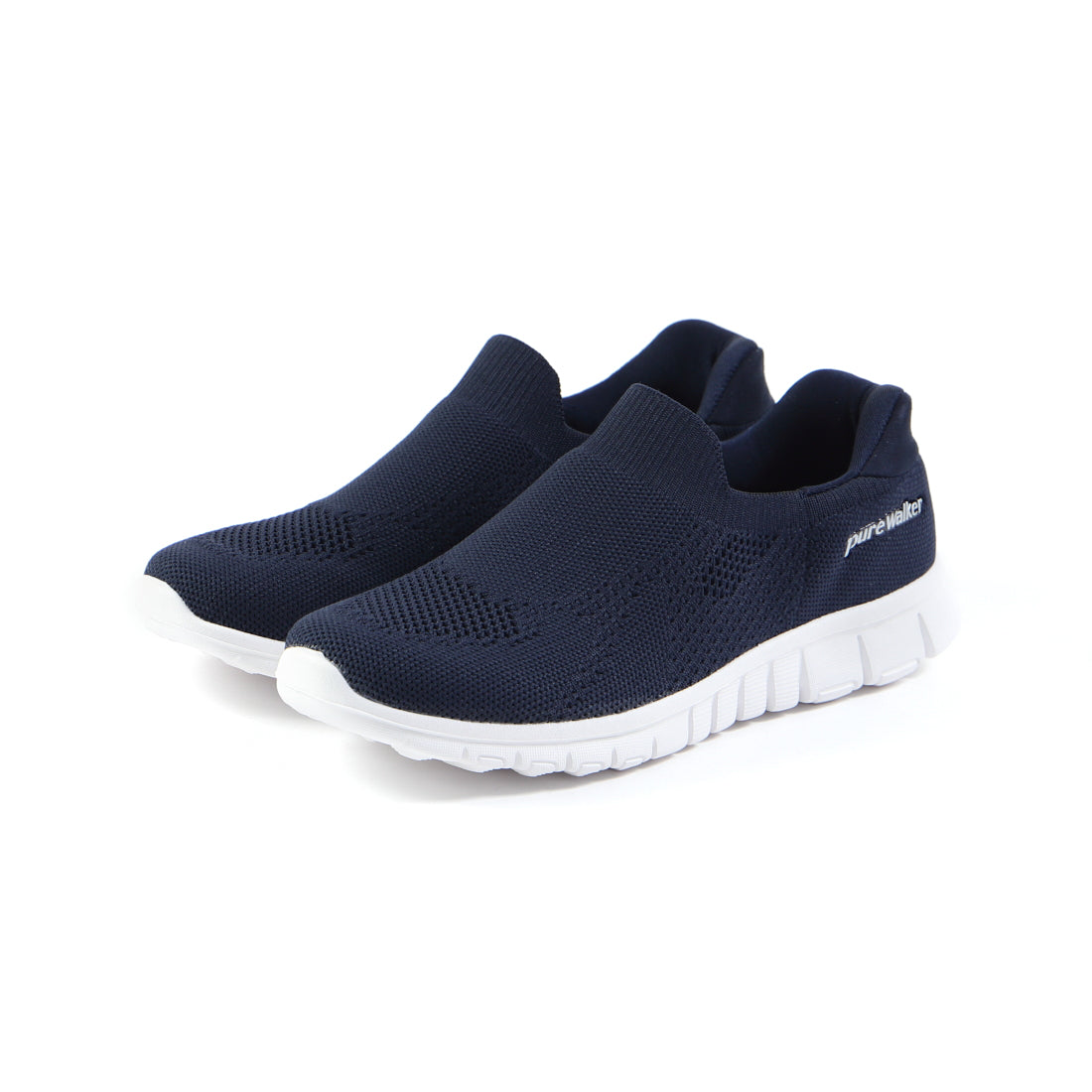 Pure Walker Ladies Sneakers BMZ Hands-Free Shoes Slide Fit PW1502 Hands-Free Slip-On