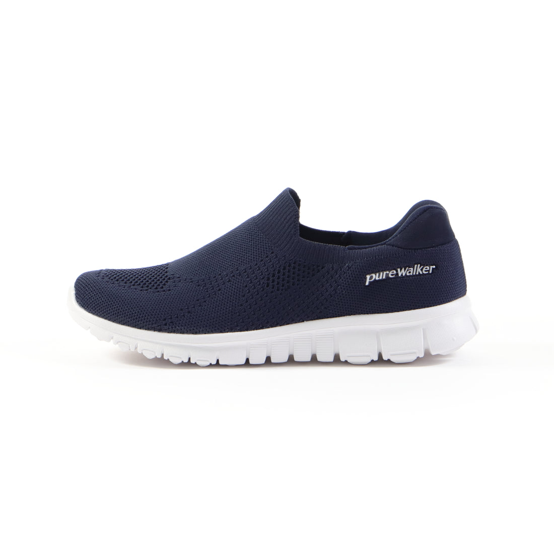 Pure Walker Ladies Sneakers BMZ Hands-Free Shoes Slide Fit PW1502 Hands-Free Slip-On