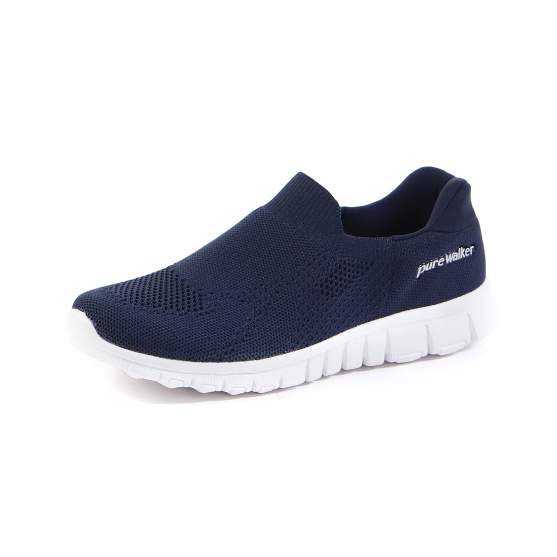 Pure Walker Ladies Sneakers BMZ Hands-Free Shoes Slide Fit PW1502 Hands-Free Slip-On