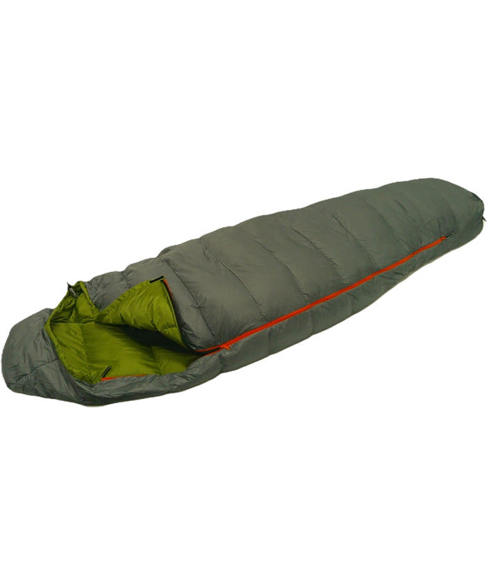 プロモンテ PUROMONTE プロモンテ PUROMONTE アウトドア コンパクトダウンシュラフ 300G DL305 （GRYGRN グレー×グリーン） GRYGRN グレー×グリーン