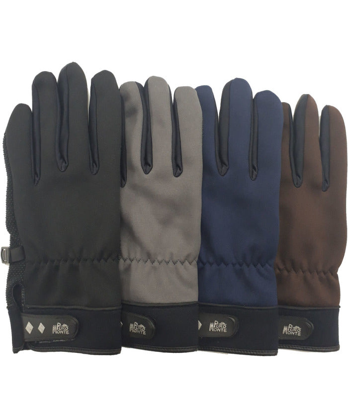 PUROMONTE PUROMONTE PUROMONTE Outdoor Warm Fit Trekking Gloves GI007U GY