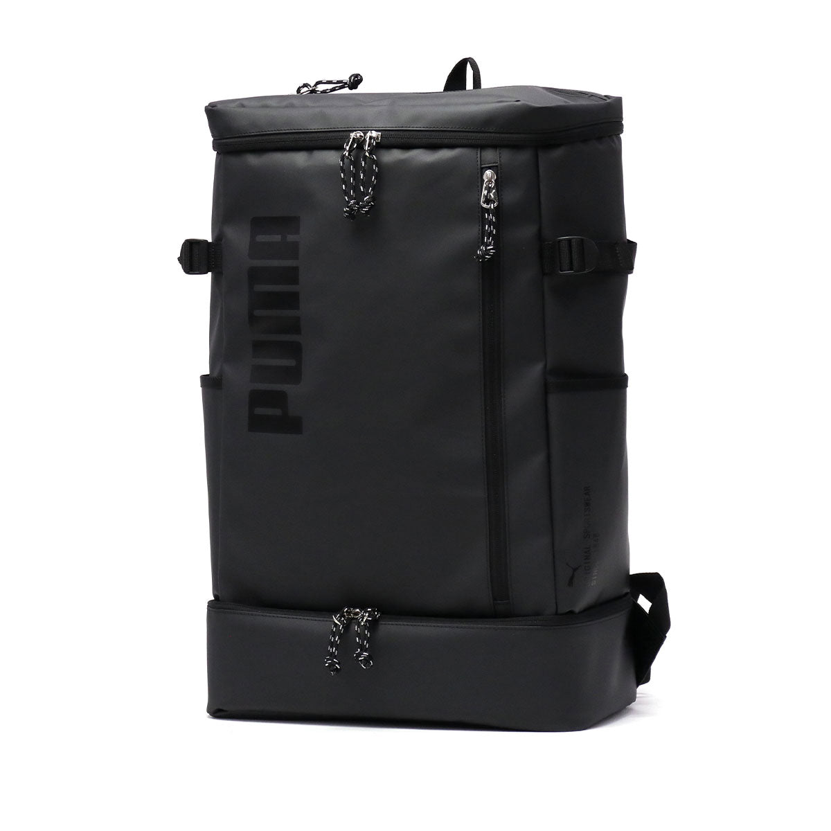 プーマ PUMA リュック メンズ レディース 大容量 通学 ブランド おしゃれ 軽量 軽い PC収納 ボックス型 スクエア型 ブラック 撥水 B4 35L 14inch アポロン デイパック J20358 （ブラック） ブラック