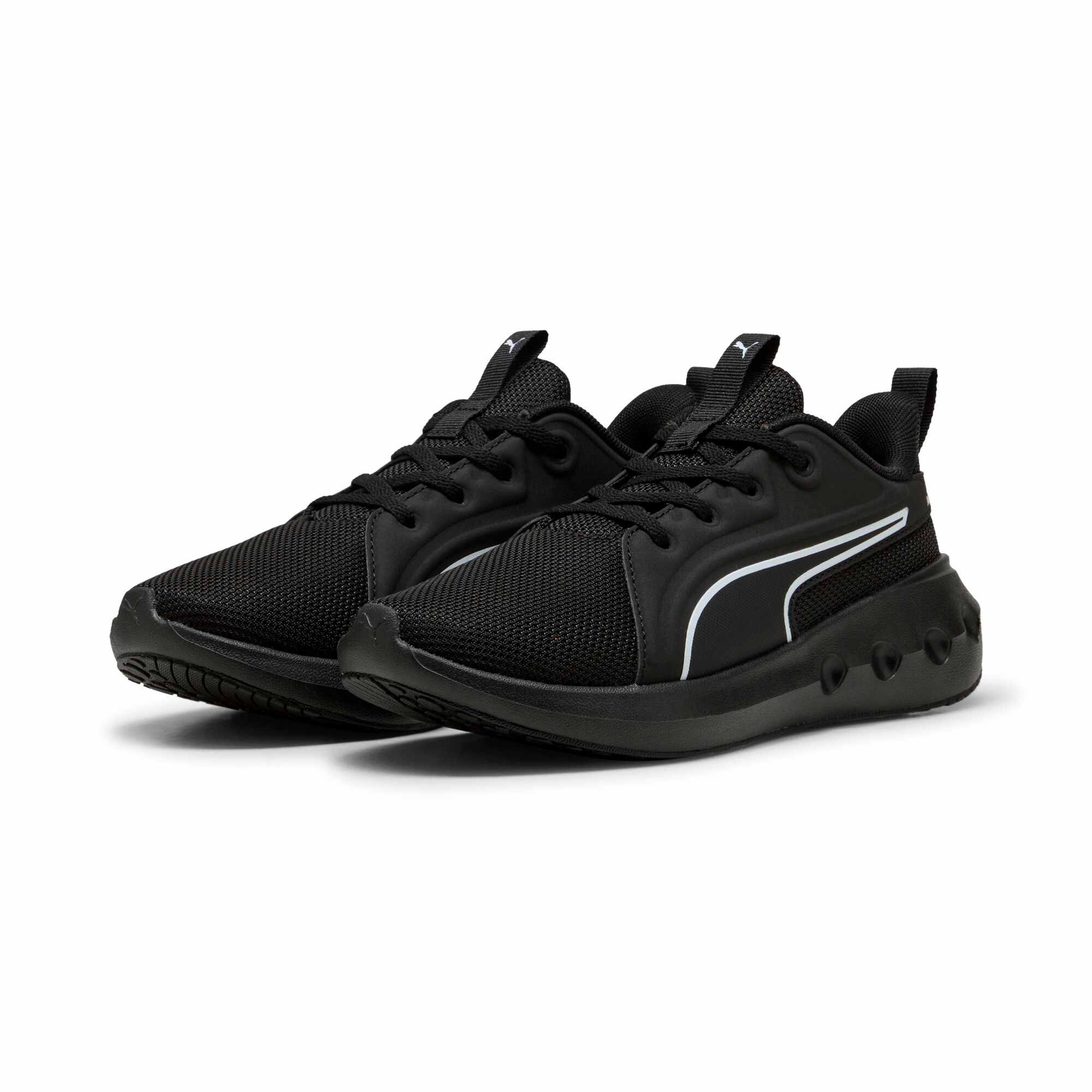 プーマ PUMA スニーカー キッズ SOFTRIDE カーソン JR 401555 PUMA ジュニア （ブラック） ブラック