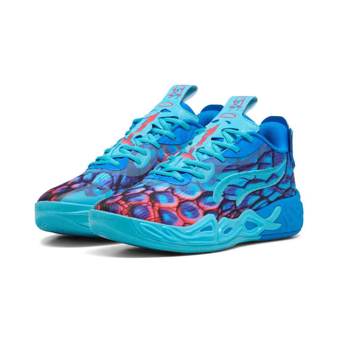 プーマ PUMA PUMA MB.04 LO ALIEN SKINS（プーマ MB.04 ロー エイリアン スキン） （Ultra Blue-Luminous Pink） Ultra Blue-Luminous Pink