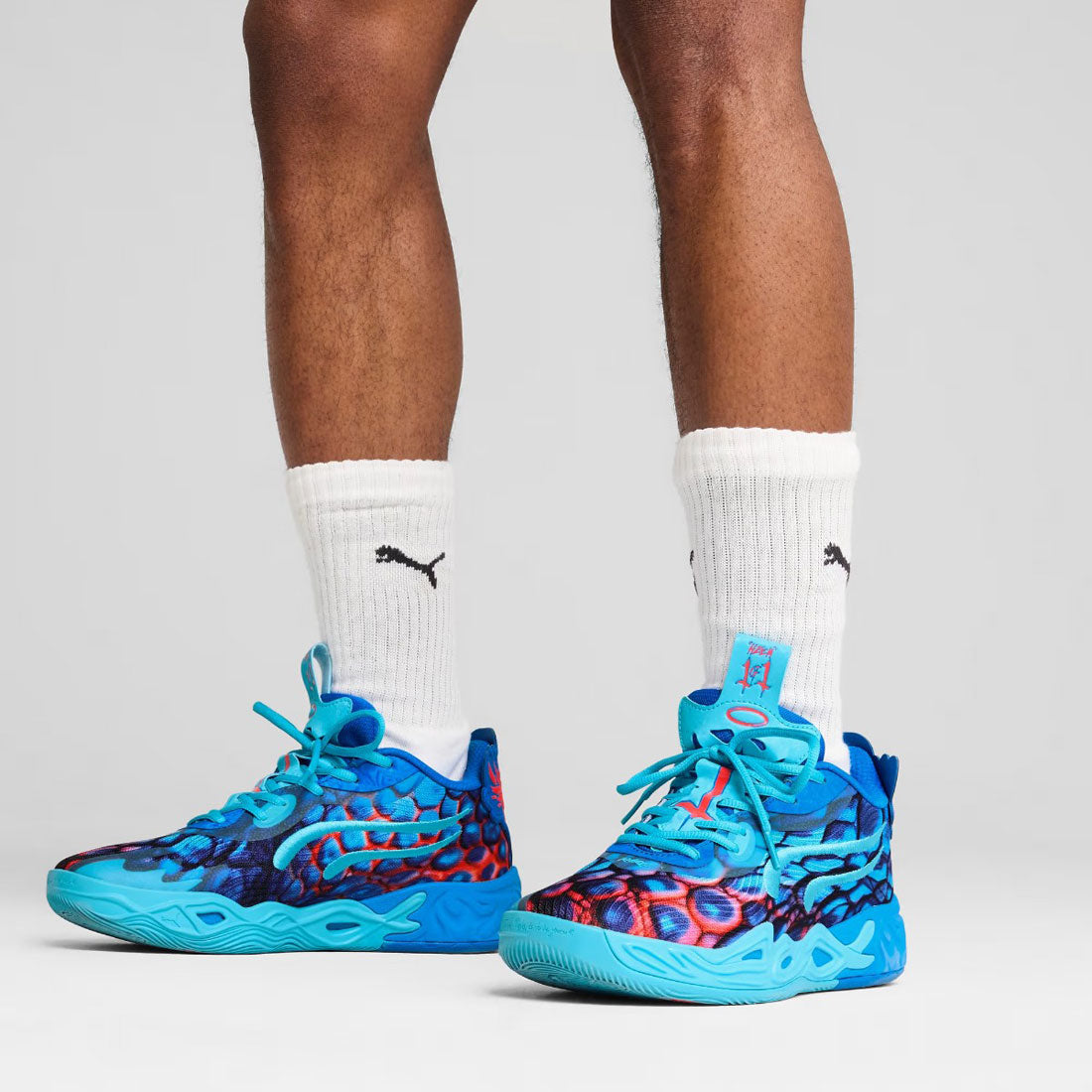 プーマ PUMA PUMA MB.04 LO ALIEN SKINS（プーマ MB.04 ロー エイリアン スキン） （Ultra Blue-Luminous Pink） Ultra Blue-Luminous Pink