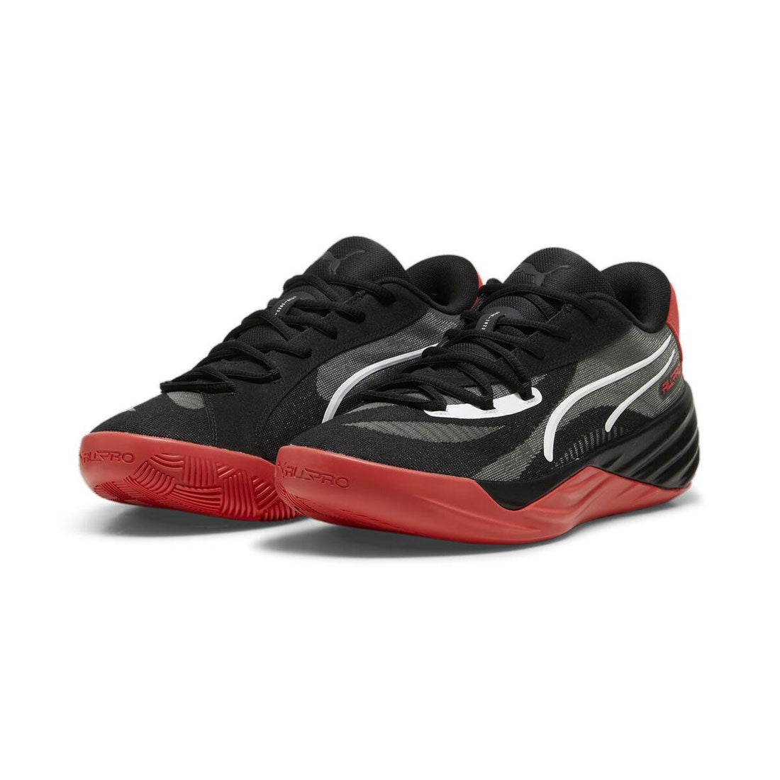プーマ PUMA PUMA ALL-PRO NITRO SUEDE（プーマ オール-プロ ニトロ スウェード） （プーマブラック/アクティブレッド） プーマブラック/アクティブレッド