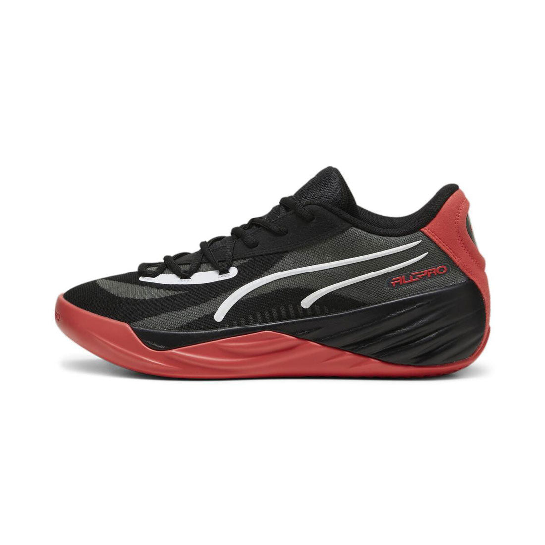 プーマ PUMA PUMA ALL-PRO NITRO SUEDE（プーマ オール-プロ ニトロ スウェード） （プーマブラック/アクティブレッド） プーマブラック/アクティブレッド