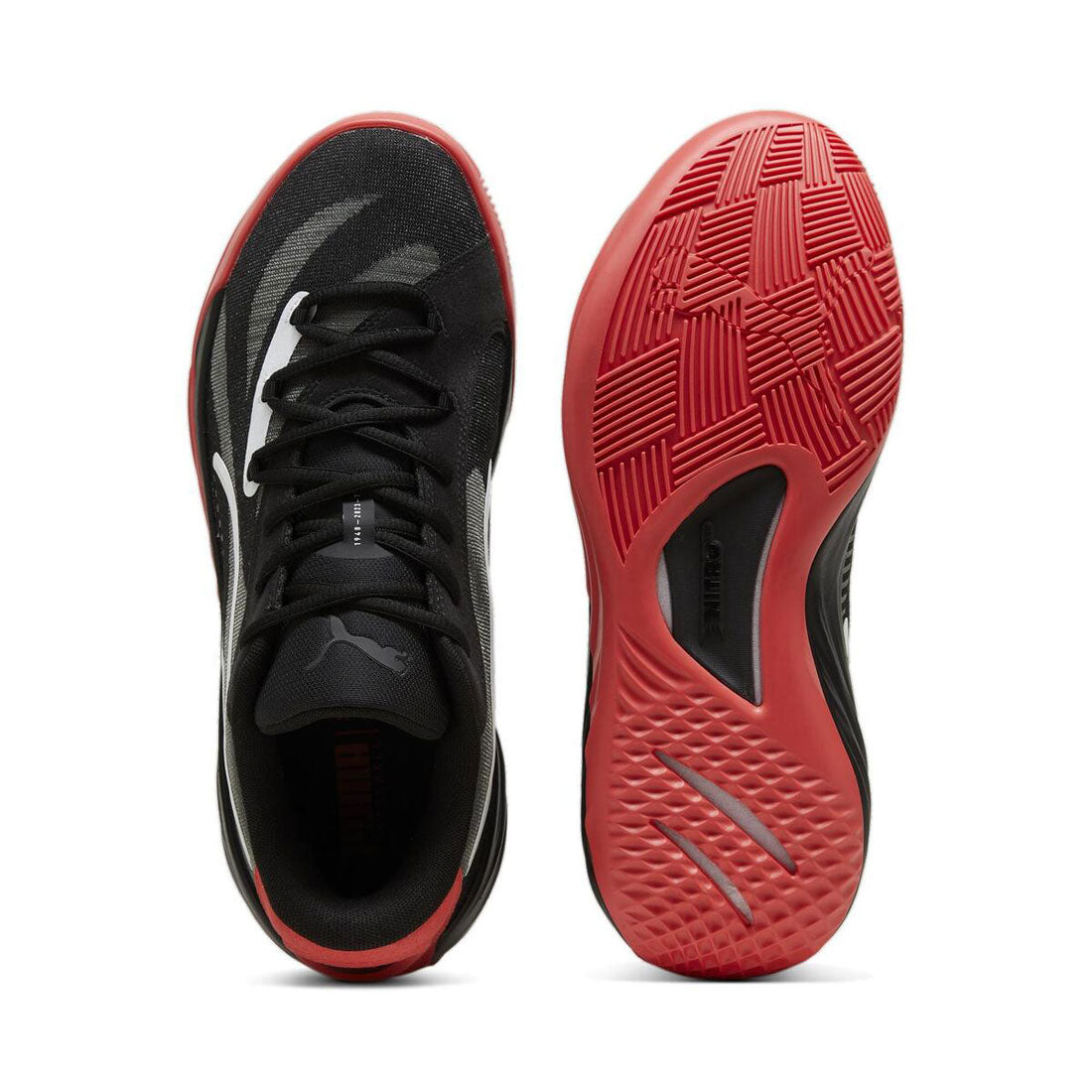 プーマ PUMA PUMA ALL-PRO NITRO SUEDE（プーマ オール-プロ ニトロ スウェード） （プーマブラック/アクティブレッド） プーマブラック/アクティブレッド