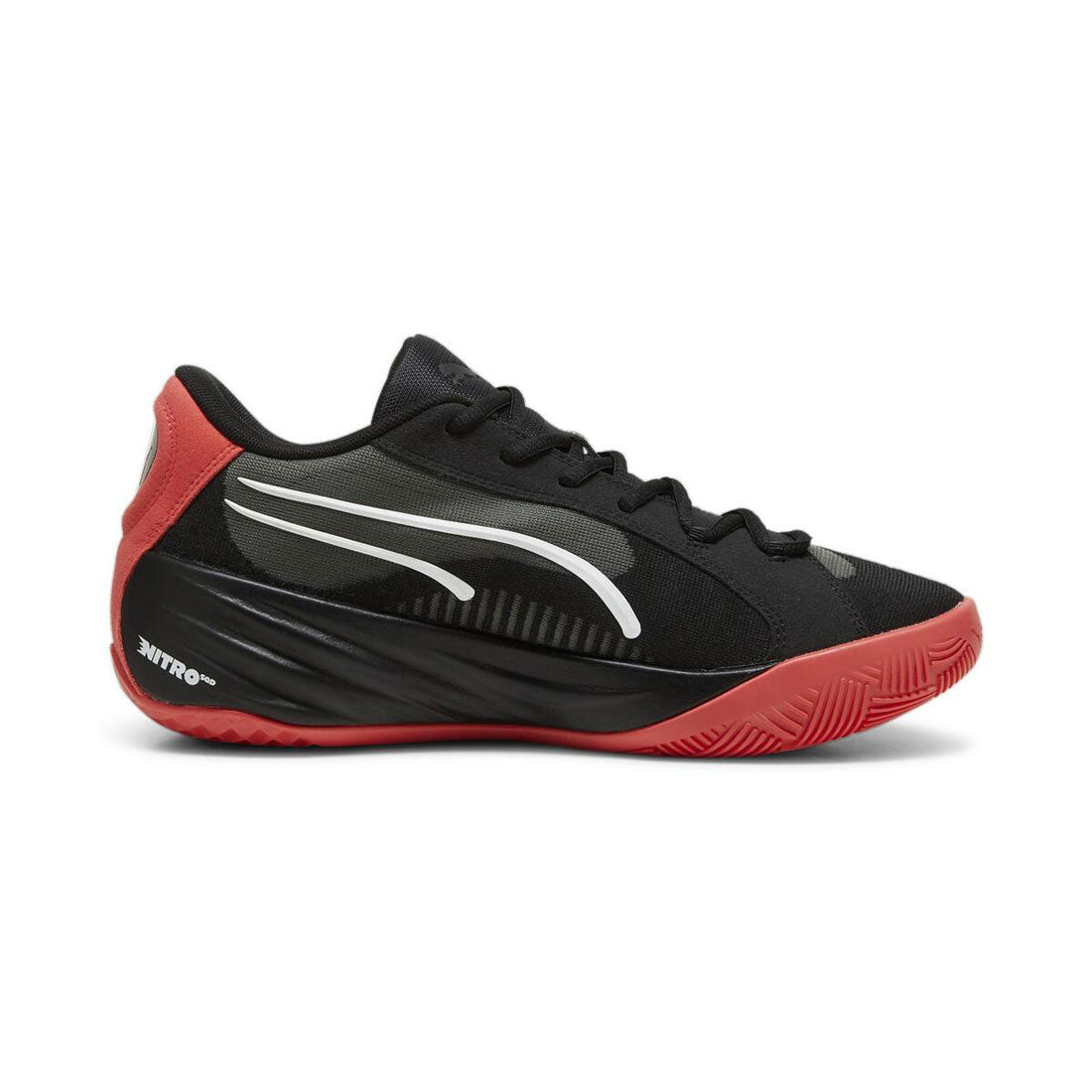 プーマ PUMA PUMA ALL-PRO NITRO SUEDE（プーマ オール-プロ ニトロ スウェード） （プーマブラック/アクティブレッド） プーマブラック/アクティブレッド