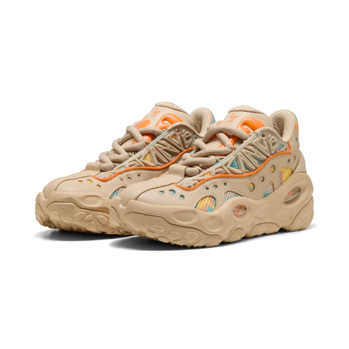 プーマ PUMA ラ フランス RNR フレア（LA FRANCE RNR FLARE） （Light Sand-Orange Glo-Aquatic） Light Sand-Orange Glo-Aquatic