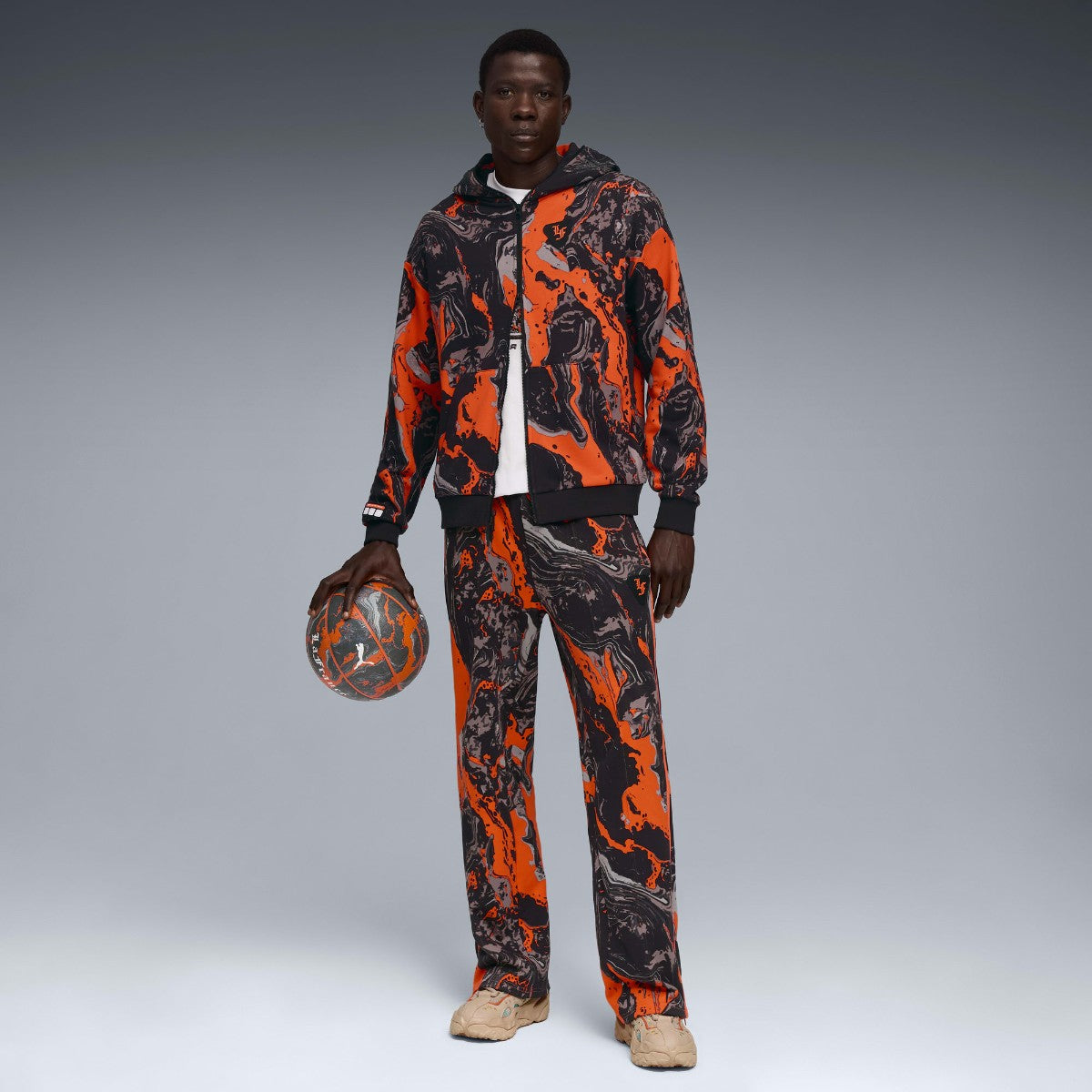 プーマ PUMA ラ フランス RNR フレア（LA FRANCE RNR FLARE） （Light Sand-Orange Glo-Aquatic） Light Sand-Orange Glo-Aquatic