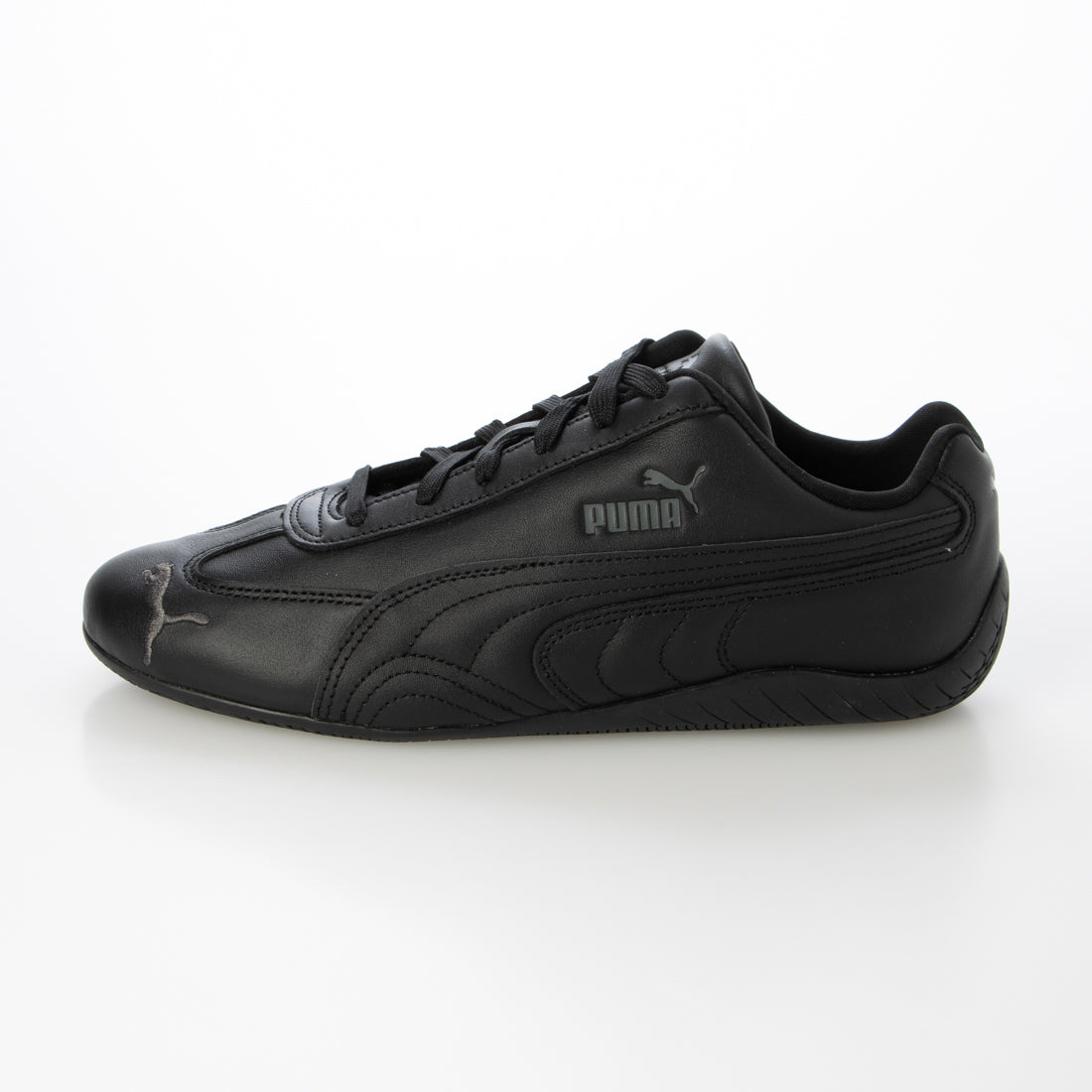 プーマ PUMA Speedcat Leather スピードキャット レザー 405449-01 黒 ブラック スニーカー シューズ メンズ レディース （Black(01)） Black(01)