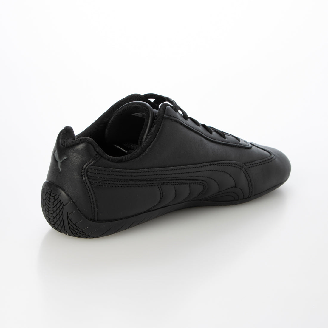 プーマ PUMA Speedcat Leather スピードキャット レザー 405449-01 黒 ブラック スニーカー シューズ メンズ レディース （Black(01)） Black(01)