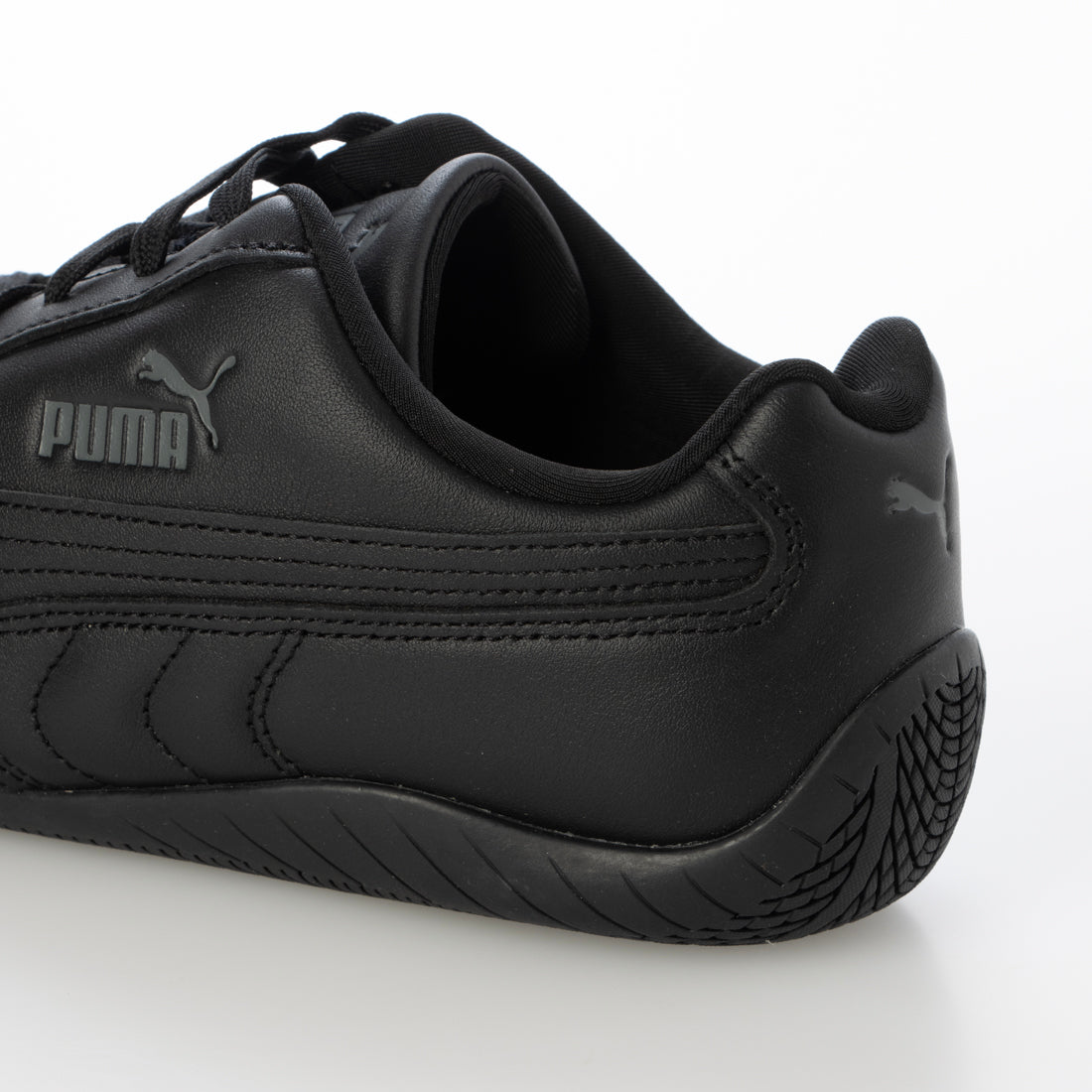 プーマ PUMA Speedcat Leather スピードキャット レザー 405449-01 黒 ブラック スニーカー シューズ メンズ レディース （Black(01)） Black(01)