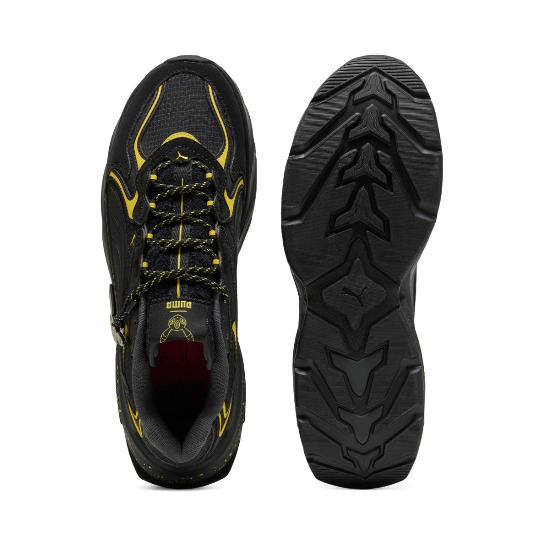 プーマ PUMA フェード ニトロ ブラッキー（FADE NITRO UMBREON） （PUMA BLACK-ENERGIZING YELLOW） PUMA BLACK-ENERGIZING YELLOW