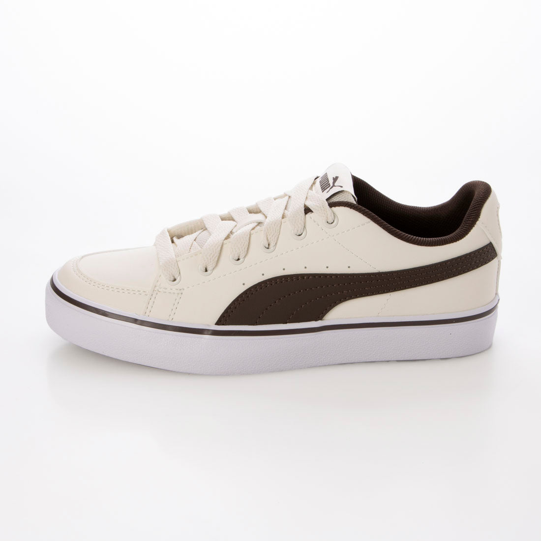プーマ PUMA Puma V Court Vulc 389907 （ホワイト/ブラウン） ホワイト/ブラウン