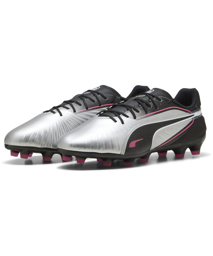 プーマ PUMA プーマ PUMA サッカー キング マッチ ワイド HG/AG 10831802 （PUMASILVER-PUMABLACK-SUNS） PUMASILVER-PUMABLACK-SUNS