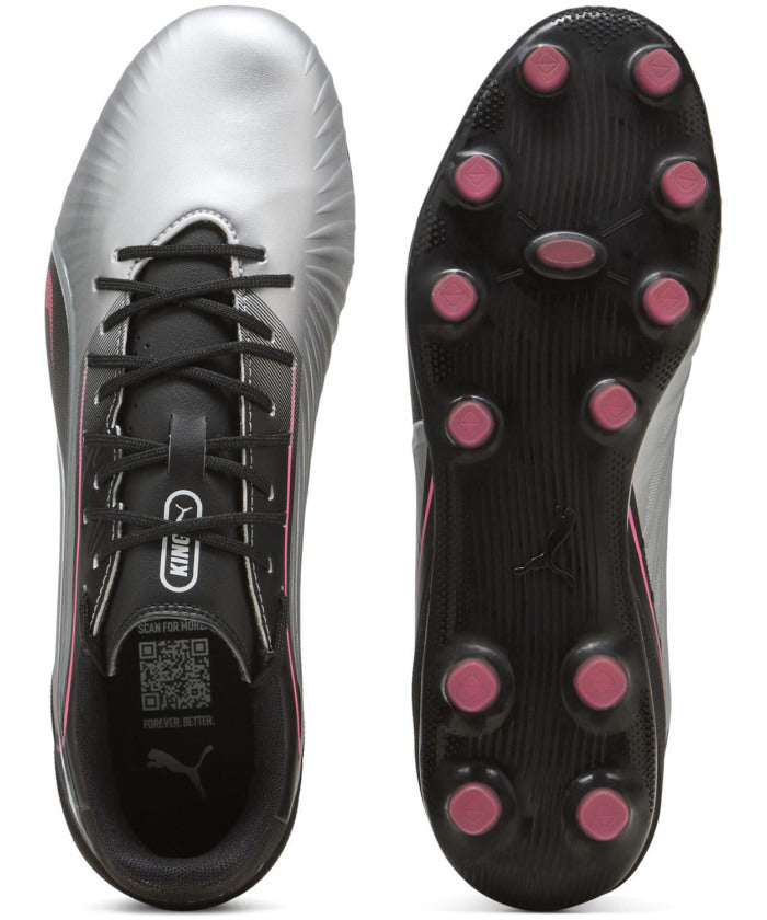 プーマ PUMA プーマ PUMA サッカー キング マッチ ワイド HG/AG 10831802 （PUMASILVER-PUMABLACK-SUNS） PUMASILVER-PUMABLACK-SUNS