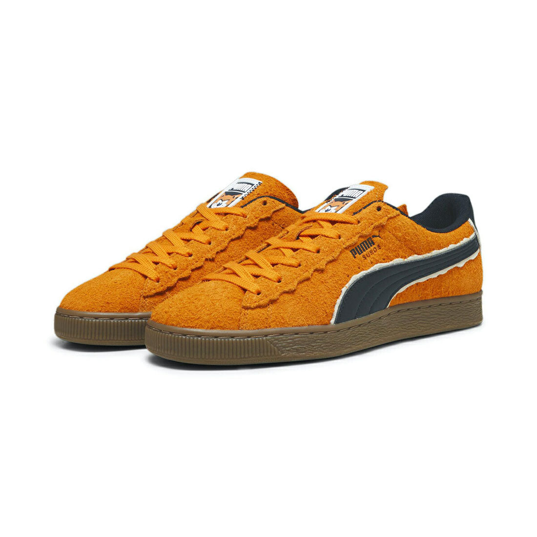 プーマ PUMA PUMA SUEDE THE SMURFS (プーマ スウェード ザ スマーフ) （PUMPKIN PIE-PUMA BLACK） PUMPKIN PIE-PUMA BLACK