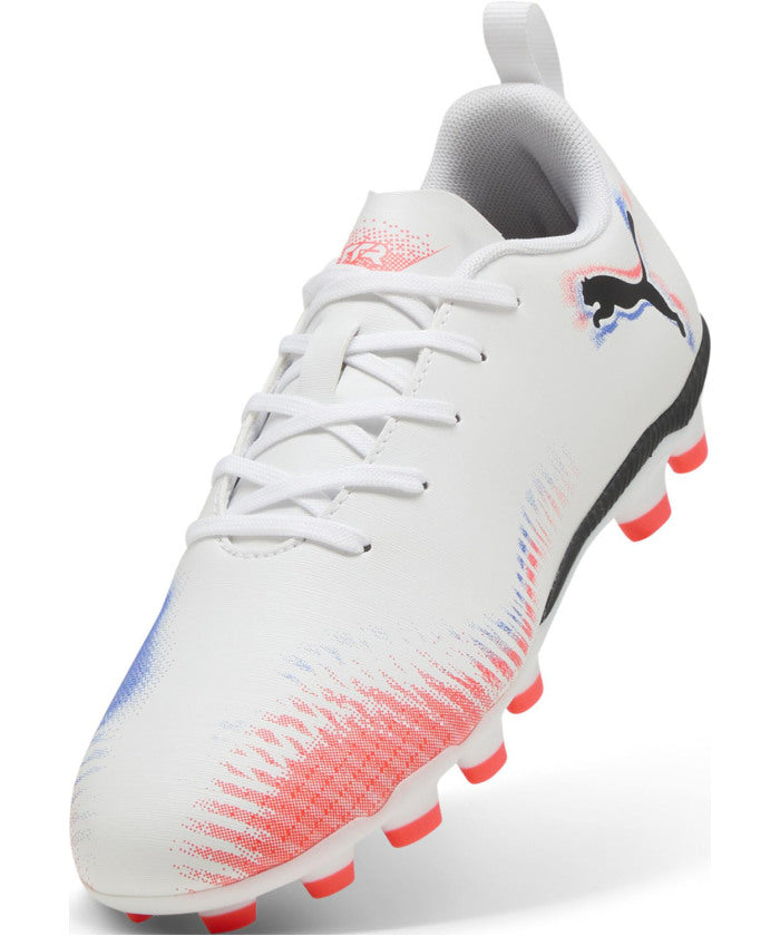 プーマ PUMA プーマ PUMA サッカー フューチャー 8 プレイ HG/AG+MIDJR フットボール スパイク キッズ ジュニア 子供 小学生 中学生 ハード グラ （PUMAWHITE-PUMABLACK-GLOWI） PUMAWHITE-PUMABLACK-GLOWI