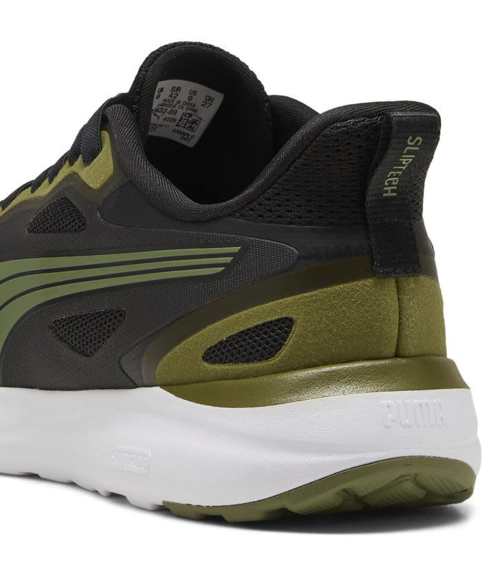 プーマ PUMA プーマ PUMA SOFTRIDE コスミック ST EASE IN 40263209 （PUMABLACK-OLIVEGREEN） PUMABLACK-OLIVEGREEN