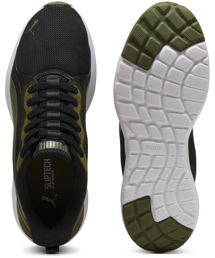 プーマ PUMA プーマ PUMA SOFTRIDE コスミック ST EASE IN 40263209 （PUMABLACK-OLIVEGREEN） PUMABLACK-OLIVEGREEN
