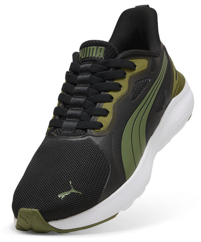 プーマ PUMA プーマ PUMA SOFTRIDE コスミック ST EASE IN 40263209 （PUMABLACK-OLIVEGREEN） PUMABLACK-OLIVEGREEN
