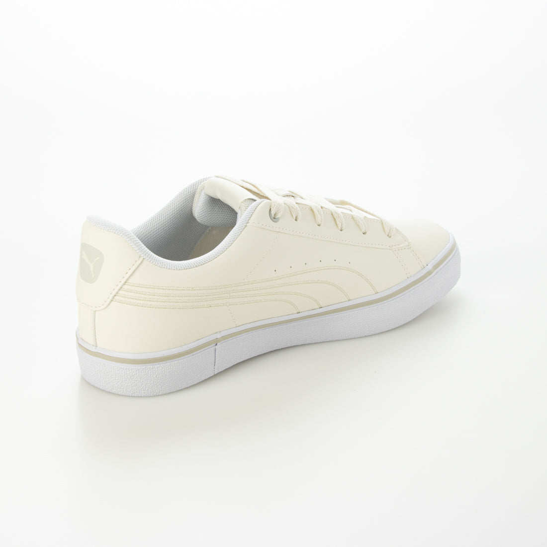プーマ PUMA V コート バルク EB スニーカー （ウィスパーホワイト×グレー） ウィスパーホワイト×グレー