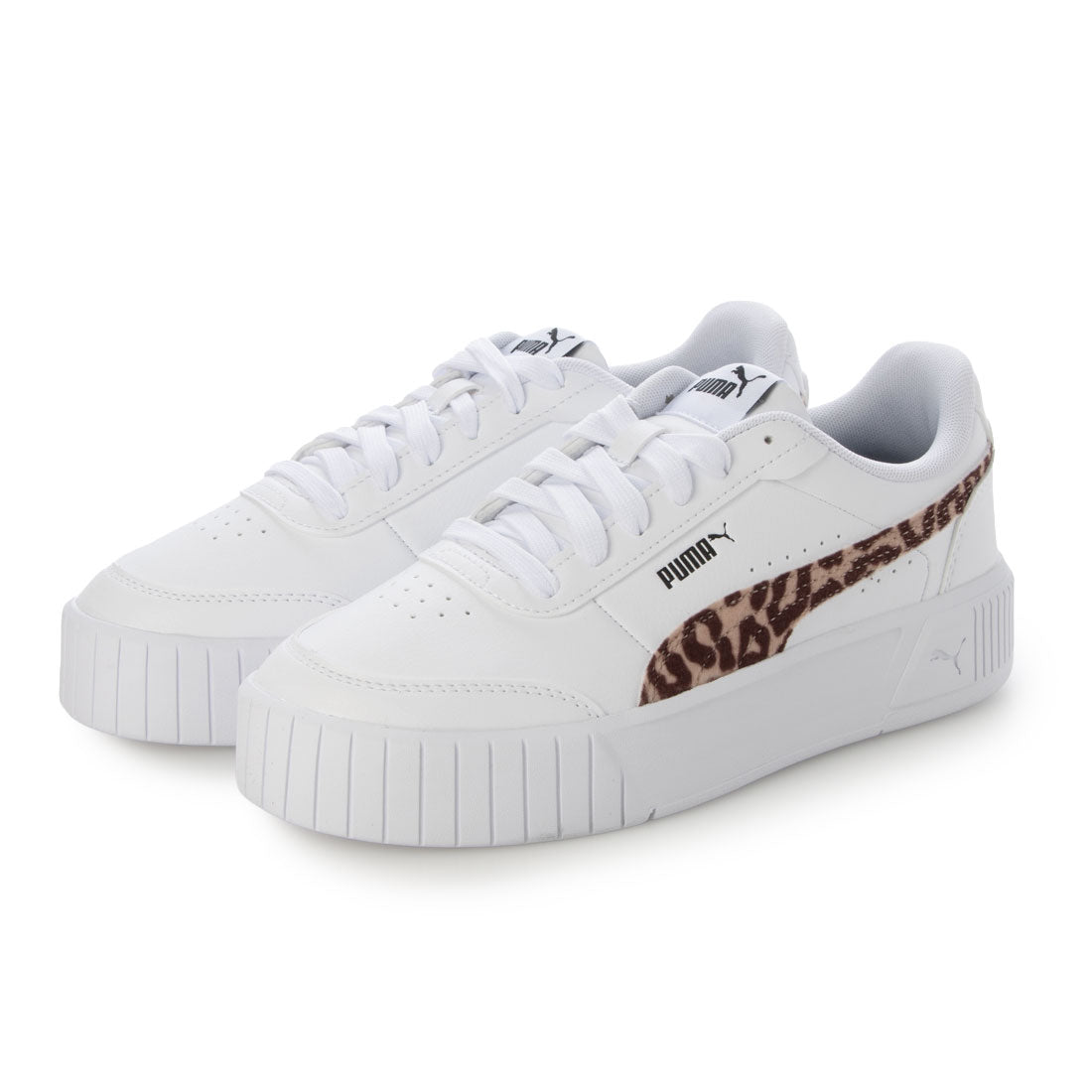 プーマ PUMA (W)キャリーナ ミア レオ2 407394 01 プーマWH/Toastedアーモンド （プーマ ホワイト-トーステッド アーモンド） プーマ ホワイト-トーステッド アーモンド