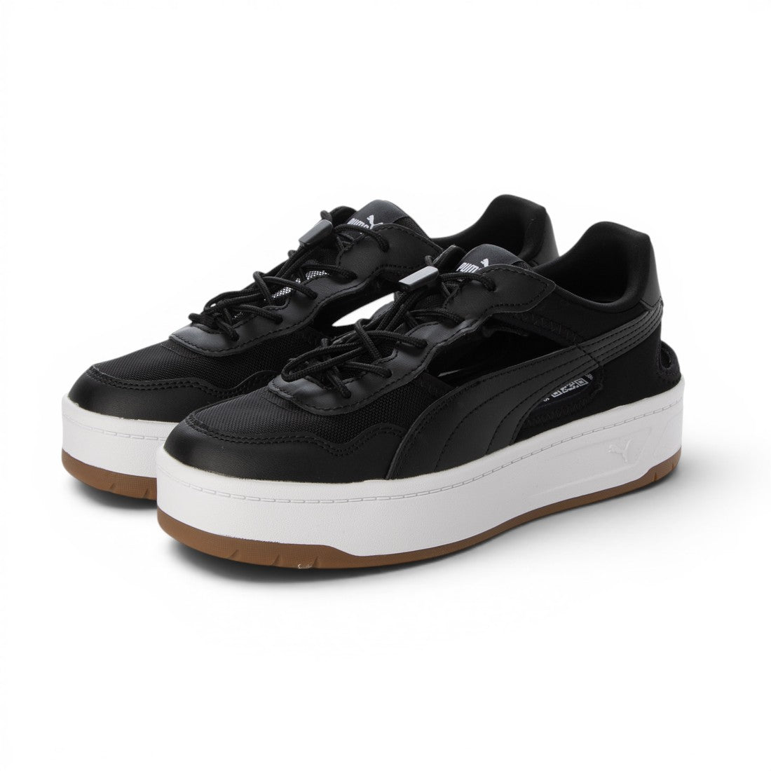 プーマ PUMA (W)COURTLALLYSKYEMULE402450 04プーマBK/プーマWH/Gum （プーマブラック×プーマホワイト×ガム） プーマブラック×プーマホワイト×ガム
