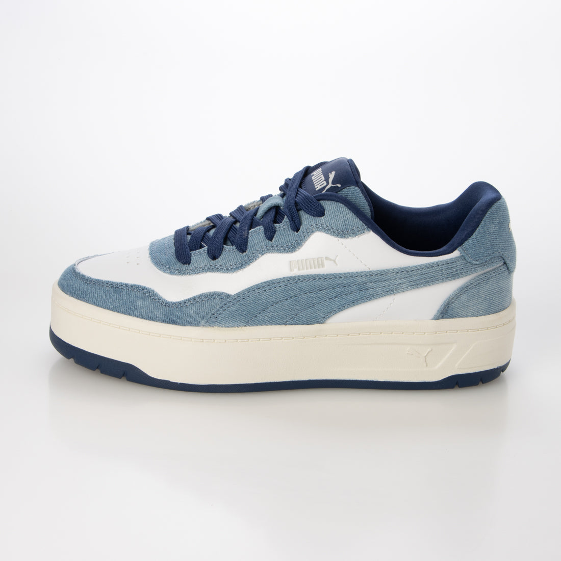 プーマ PUMA COURT LALLY SKYE DENIM（コート ラリー スカイ デニム）407397 （プーマホワイト/ウォームホワイト） プーマホワイト/ウォームホワイト