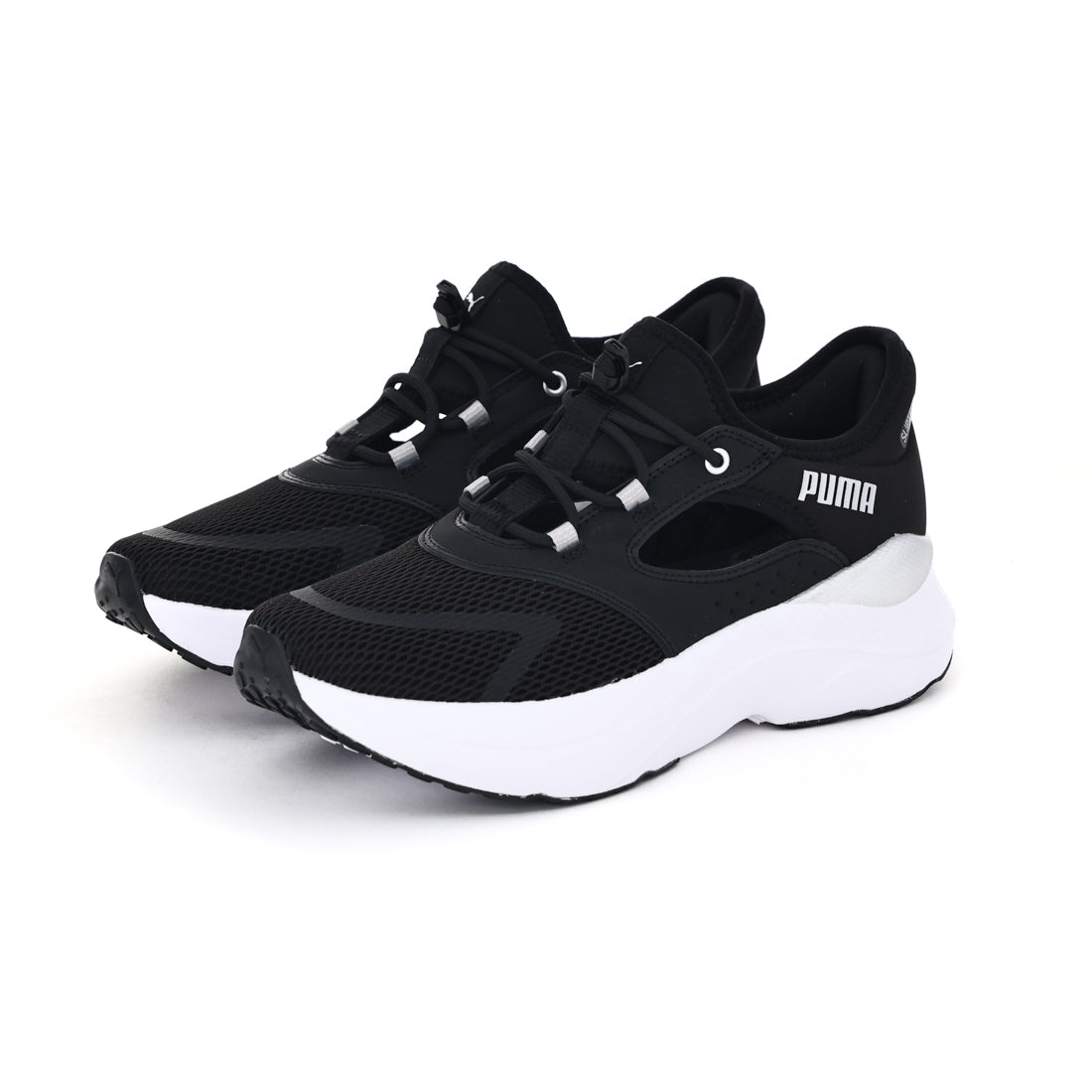 プーマ PUMA レディース スニーカー スニーカーサンダル ソフトライド メイブ ミュール イーズイン 313770 （Pブラック/Pシルバー(01)） Pブラック/Pシルバー(01)