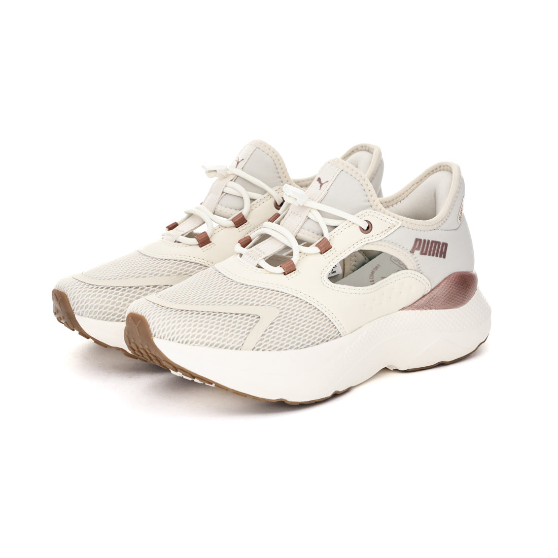 プーマ PUMA レディース スニーカー スニーカーサンダル ソフトライド メイブ ミュール イーズイン 313770 （Aスノー/Rゴールド(02)） Aスノー/Rゴールド(02)