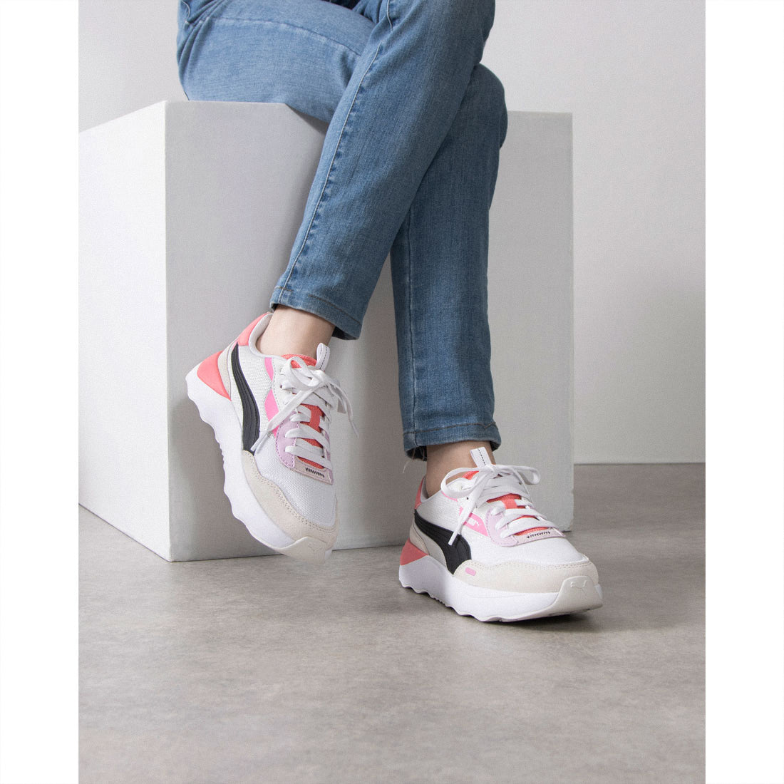 プーマ PUMA レディース スニーカー ランテイムド プラットフォーム 392324