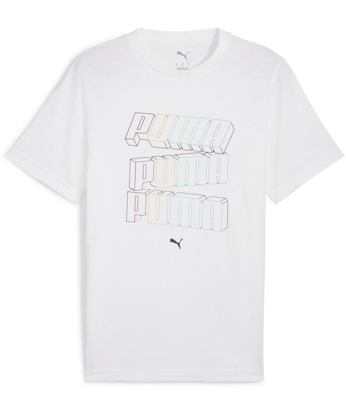 プーマ PUMA プーマ PUMA ESS LOGO LAB SS T シャツ  687673 （02 PUMAWHITE） 02 PUMAWHITE