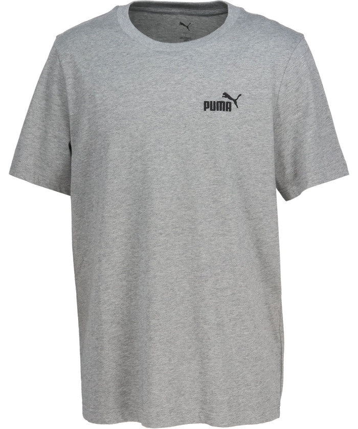 プーマ PUMA プーマ PUMA ESS スモール NO.1 ロゴ Tシャツ メンズ トップス 半袖シャツ ハーフスリーブ ウェア レギュラーフィット クルーネック （03 MEDIUMGRAYHEATHER） 03 MEDIUMGRAYHEATHER
