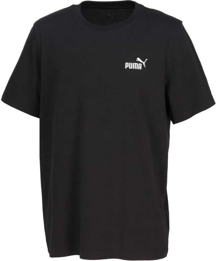 プーマ PUMA プーマ PUMA ESS スモール NO.1 ロゴ Tシャツ メンズ トップス 半袖シャツ ハーフスリーブ ウェア レギュラーフィット クルーネック （01 PUMABLACK） 01 PUMABLACK