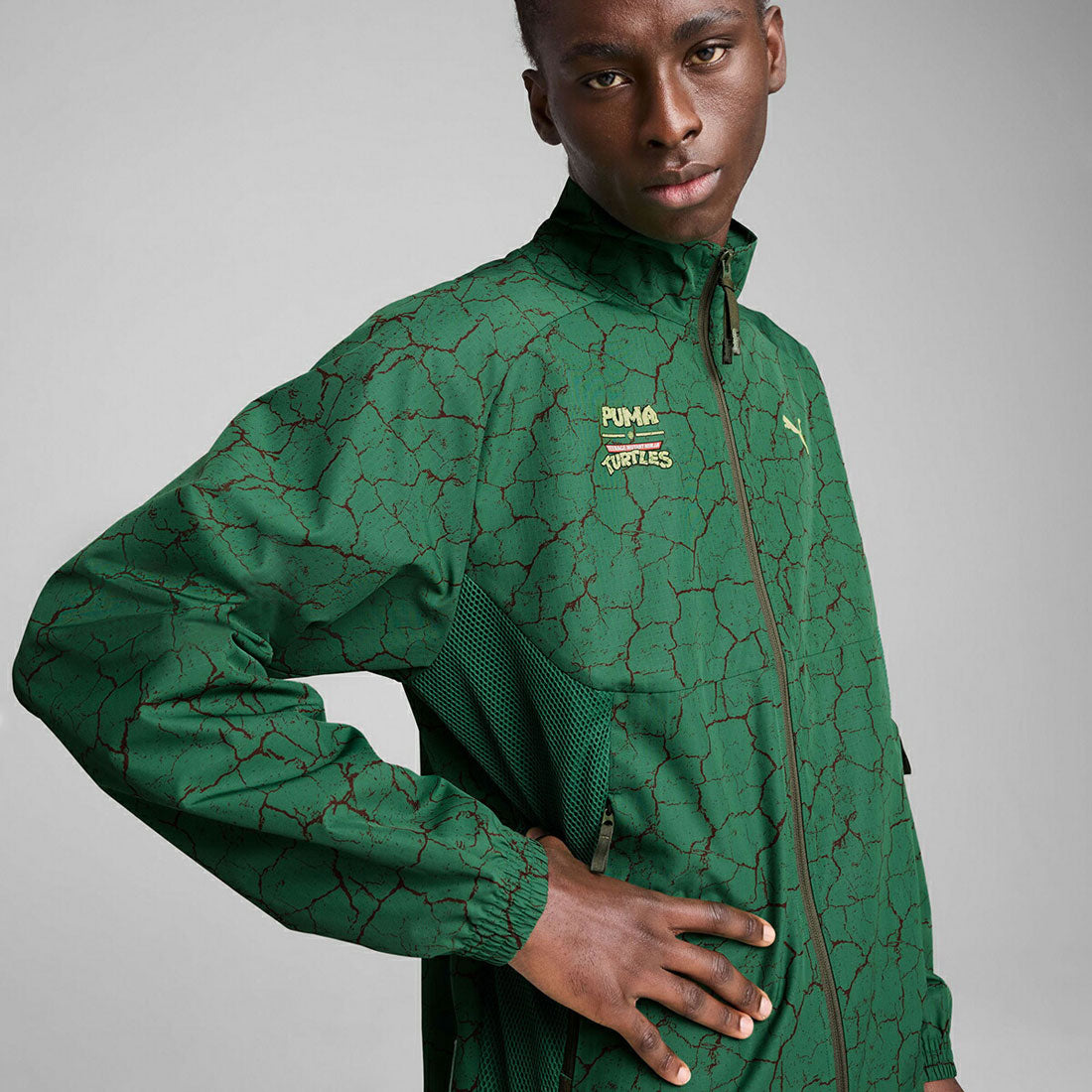 プーマ PUMA PUMA HOOPS x TMNT Relaxed Track Jacket（プーマ フープス x ティーンエイジ・ミュータント・ニンジャ・タートルズ リラックス トラックジャケット） （Vine） Vine