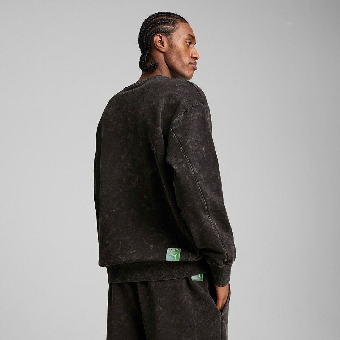 プーマ PUMA PUMA HOOPS x TMNT Relaxed Crew Sweatshirt（プーマ フープス x ティーンエイジ・ミュータント・ニンジャ・タートルズ リラックス クルースウェットシャツ） （PUMA Black） PUMA Black