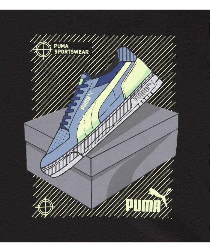プーマ PUMA プーマ PUMA GRAPHIC スニーカー Tシャツ メンズ 男性 トップス 半袖 ウェア 服 お出かけ 通学 通勤 着替え 移動着 ジム 普段着 ト （16 NEWNAVY） 16 NEWNAVY