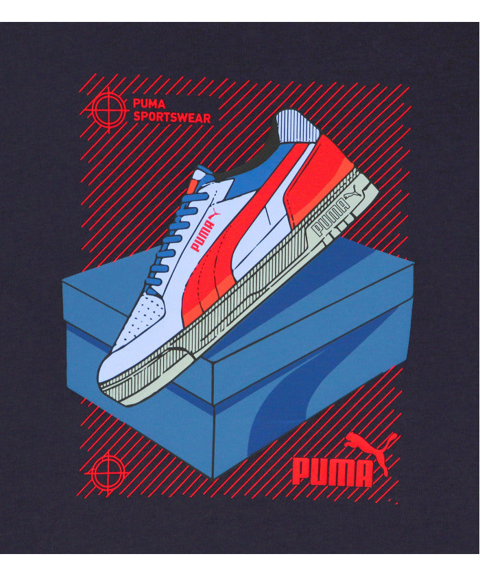 プーマ PUMA プーマ PUMA GRAPHIC スニーカー Tシャツ メンズ 男性 トップス 半袖 ウェア 服 お出かけ 通学 通勤 着替え 移動着 ジム 普段着 ト （16 NEWNAVY） 16 NEWNAVY