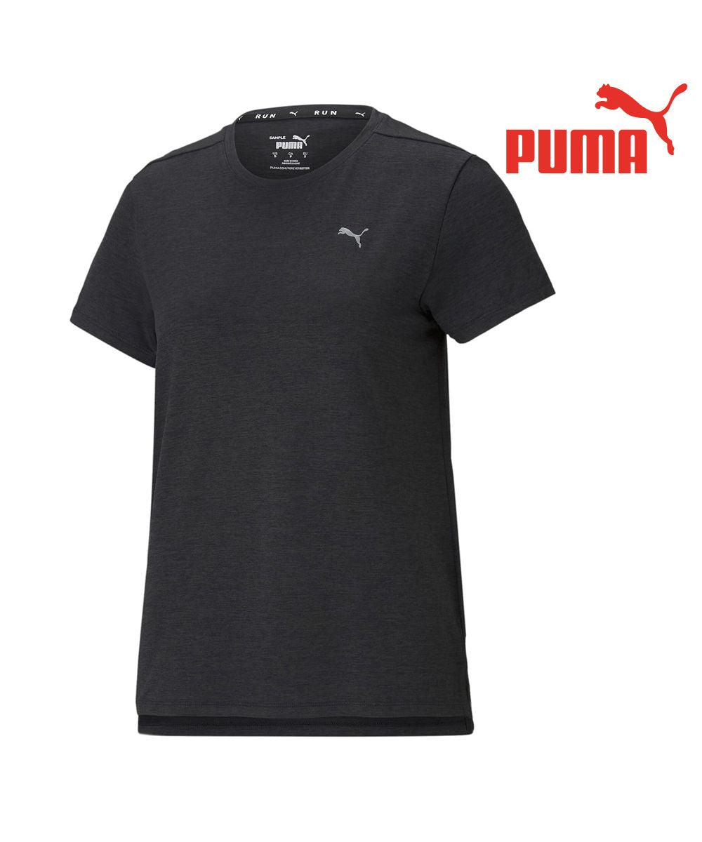 PUMA PUMA Women's 520624 Running Heather Short Sleeve T-Shirt Women's 01