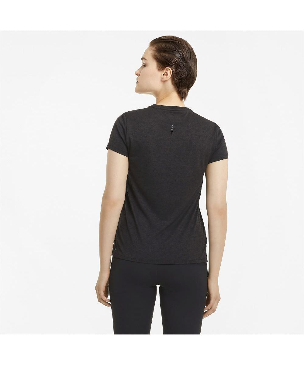 PUMA PUMA Women's 520624 Running Heather Short Sleeve T-Shirt Women's 01