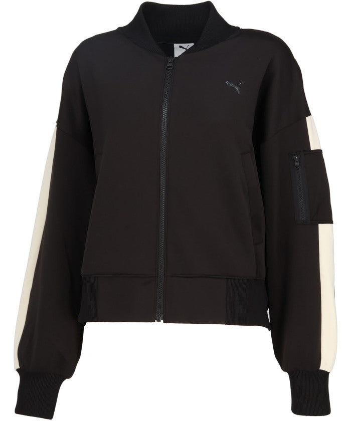 PUMA PUMA TRN EDGE Knit Jacket Women's Jersey Outer Track Jacket Training Gym Fitness Running
