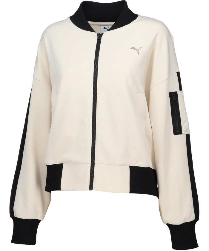 PUMA PUMA TRN EDGE Knit Jacket Women's Jersey Outer Track Jacket Training Gym Fitness Running